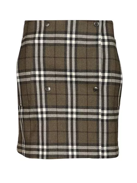 Burberry Green check miniskirt for Women - US | Al Duca d'Aosta