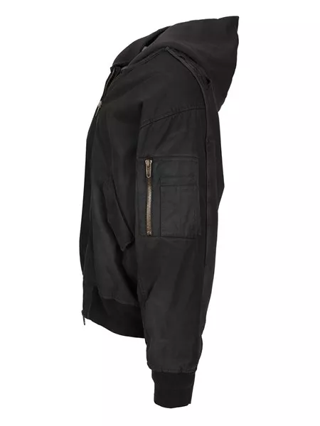 パーカー・フーディ Balenciaga Hybrid Bomber Balenciaga Hooded Bomber Jacket | Saks Fifth Avenue