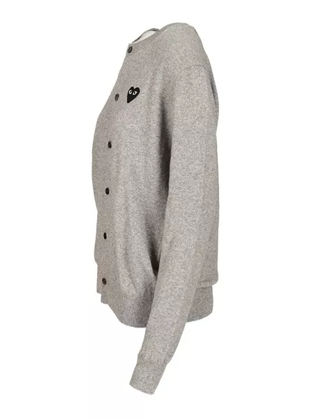 Comme Des Garcons Play Wool cardigan for Unisex - GB | Al Duca d'Aosta