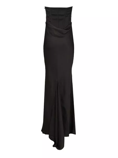 Rotate Donna Abito lungo in raso Al Duca d'Aosta