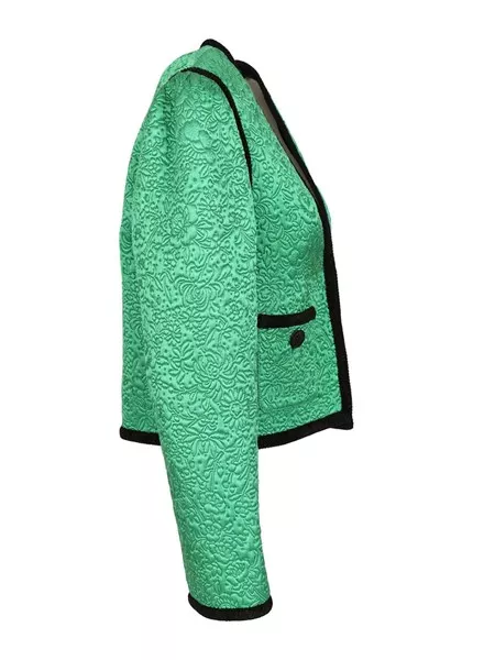 Valentino Garavani Après l'hiver floral matelasse jacket for