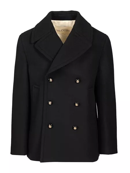 Valentino Garavani wool pea coat for Men - US | Al Duca d'Aosta