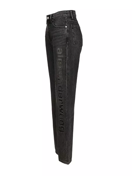 Alexander Wang Ez logo jeans for Women - US | Al Duca d'Aosta