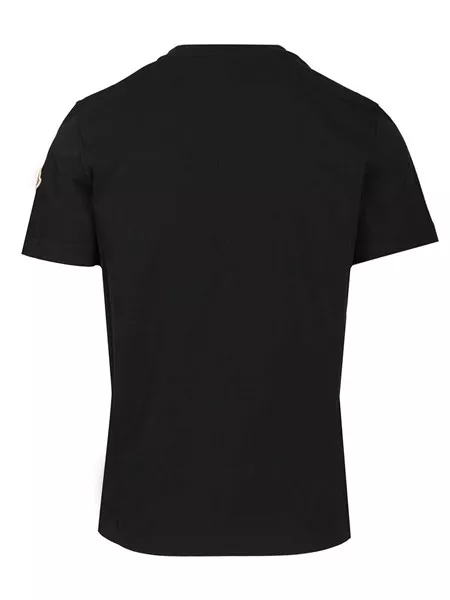 Moncler T-shirt with embroidered tricolour logo for Men - US