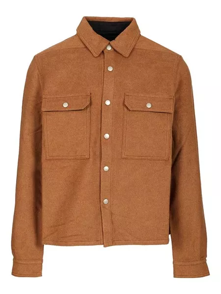 ジャケット・アウター Rick owens outershirt 52 Rick Owens Mens Giacca Oversized Outershirt – IfSohoNewYork