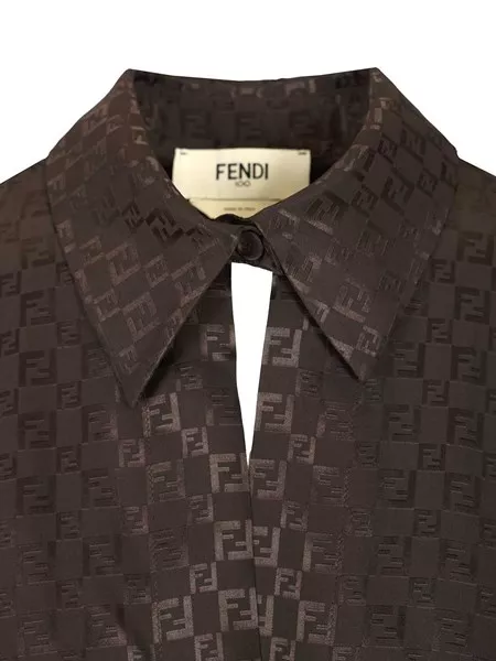 Fendi Ff jacquard silk shirt for Women - US | Al Duca d'Aosta