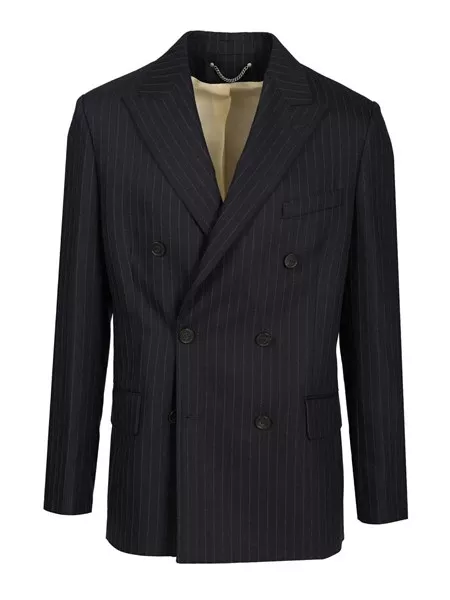 Golden Goose Double-breasted blazer in pinstriped for Men