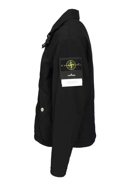 21AW STONE  PUFF COACH JACKET ブラック Stone Island Coach jacket with hood for Men - US | Al Duca d'Aosta