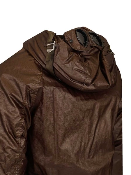 ジャケット・アウター C.P. COMPANY faded puffer jacket brown Adidas CP SPZL Puffer Jacket
