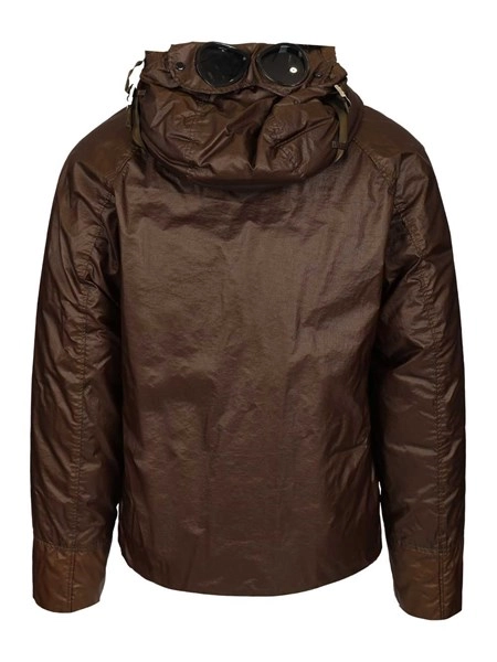 ジャケット・アウター C.P. COMPANY faded puffer jacket brown Adidas CP SPZL Puffer Jacket