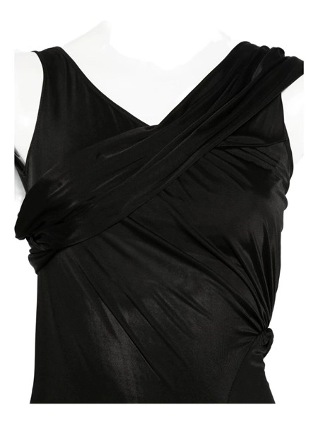 princess polly baby blue dress Rick Owens Green Stretch Cotton Asymmetric Midi Dress M Rick Owens