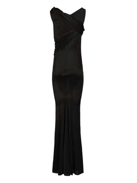 asymmetric waterfall dress RICK OWENS-Dresses-Long Dresses-V78  10corsocomo