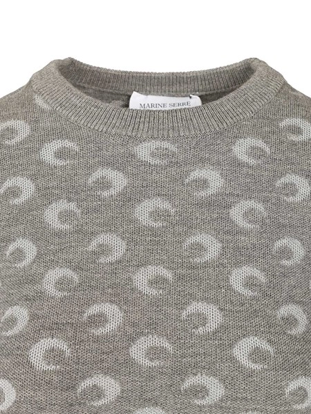 Marine Serre Moon jacquard sweater for Women - US | Al Duca