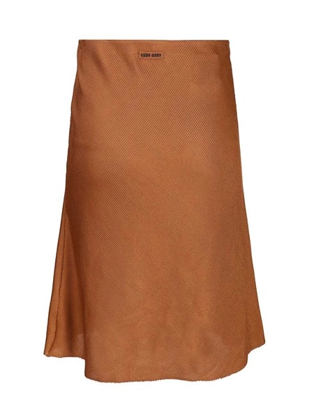 Miu Miu Silk skirt for Women - US | Al Duca d'Aosta