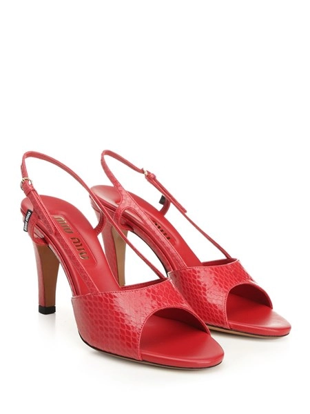 Miu Miu Ayers slingback sandals for Women - US | Al Duca d'Aosta