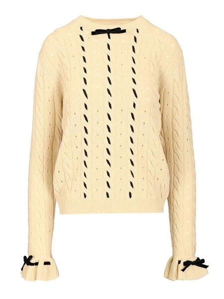 トップス valentino garavani vintage knit VALENTINO GARAVANI Ribbed-knit top | THE OUTNET