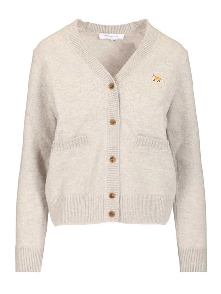 MAISON KITSUNE Baby Fox Patch カーディガン BABY FOX PATCH REGULAR CARDIGAN | Maison Kitsuné