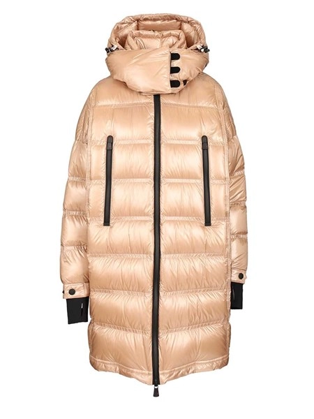 Moncler Grenoble Rochelairs long down jacket with hood for Women
