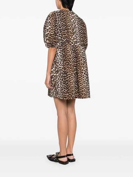 Ganni Leopard print mini dress for Women - US