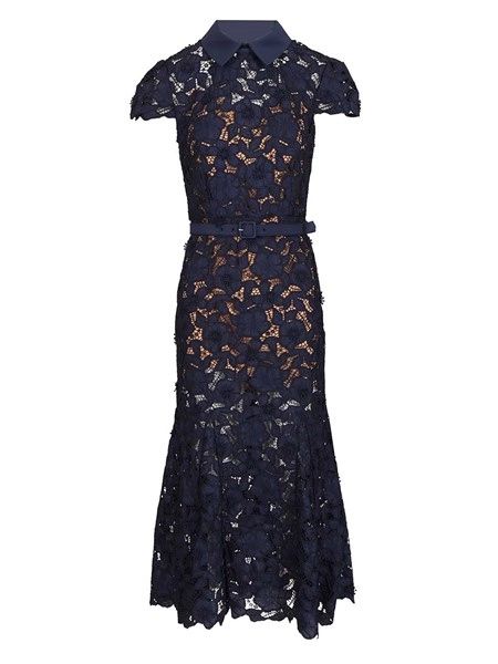 chinese dress ladies Self-Portrait // Teardrop Guipure Lace Dress  VSP Consignment