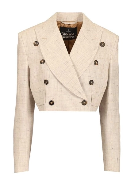 Vivian Westwood ショートジャケット Vivienne Westwood Double-breasted cropped blazer for Women - US