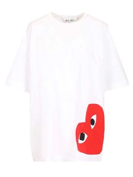 Comme Des Garcons Play Oversized cotton t-shirt for Unisex - GB