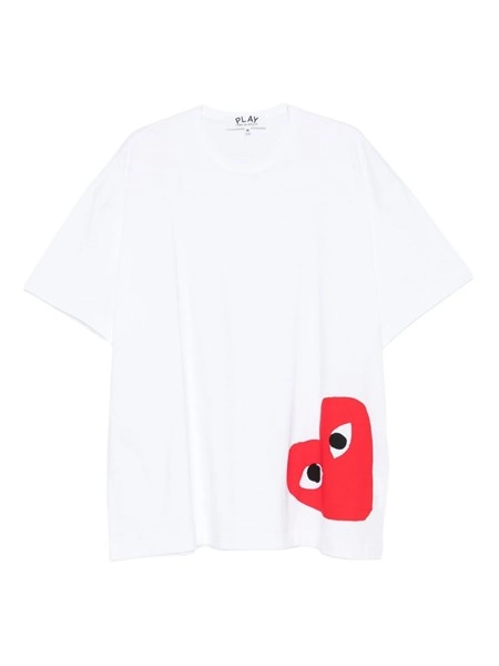 Comme Des Garcons Play Oversized cotton t-shirt for Unisex - GB