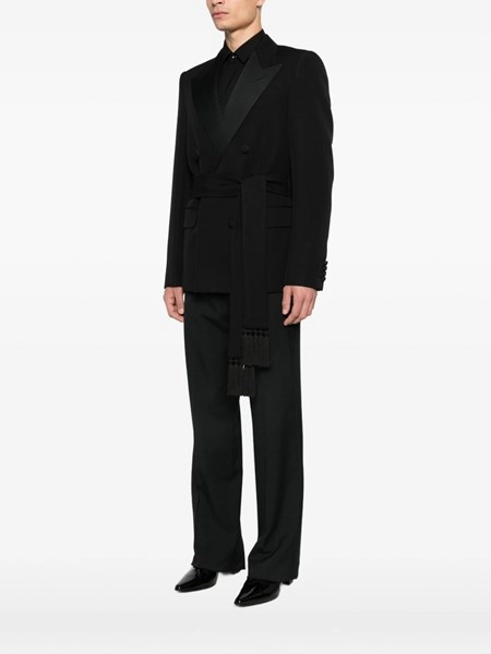 Valentino Garavani Virgin wool blazer with belt for Men - US | Al