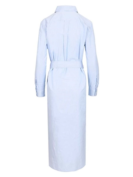 princess polly baby blue dress Fratillio belted flowing dress with short sleeves, blue striped/white, Lauren  Ralph Lauren
