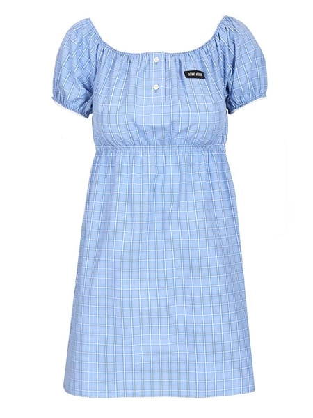 Miu Miu Mini dress in cotton poplin for Women - US | Al Duca d'Aosta