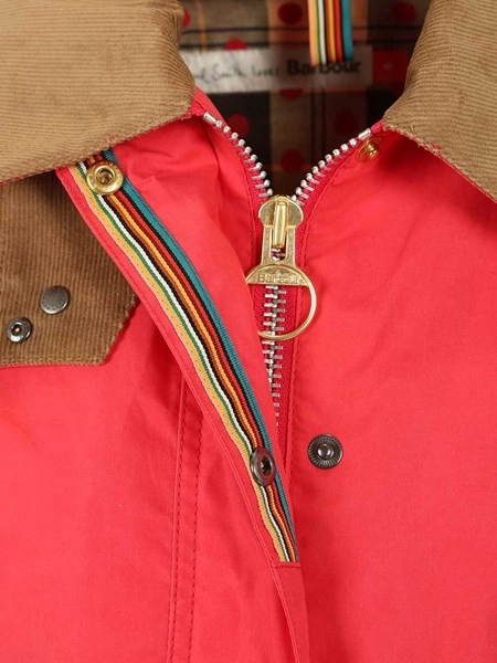 BARBOUR spey XS レッド Barbour X Paul Smith 'spey' casual jacket for Women - US | Al Duca