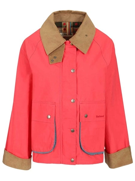 BARBOUR spey XS レッド Barbour X Paul Smith 'spey' casual jacket for Women - US | Al Duca