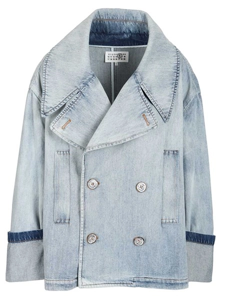 Mm6 Maison Margiela Denim peacoat for Women - GB | Al Duca d'Aosta