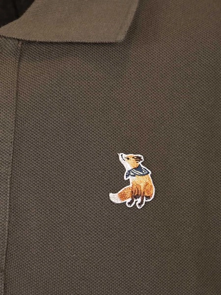 Maison Kitsuné Dreaming fox polo shirt for Men - US | Al Duca d'Aosta