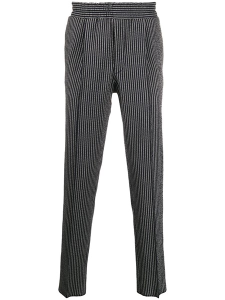 tagliatore Black and white striped trousers available on alducadaosta