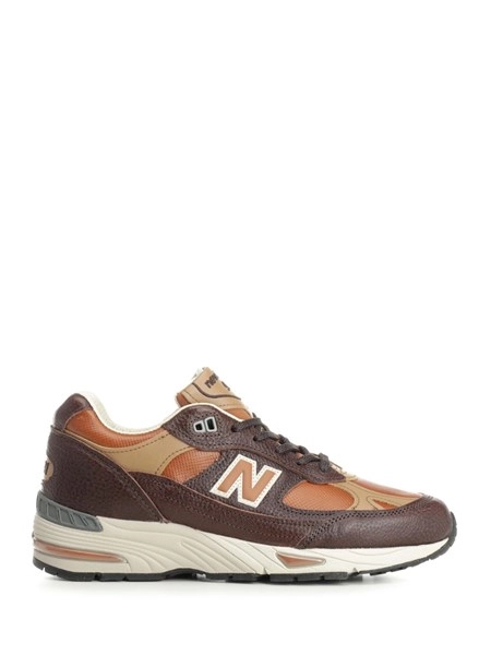 New Balance 991 chocolate plum - caramel cafe leather for Unisex 