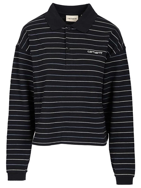 Carhartt Wip W' l/s mabel polo cotton garment washed piqué for