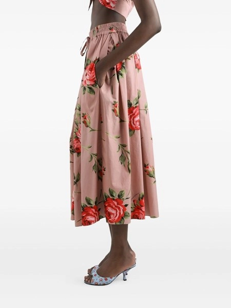 Dolce & Gabbana Midi skirt with rose bouquet print for Women - US