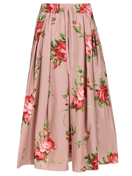Dolce & Gabbana Midi skirt with rose bouquet print for Women - US