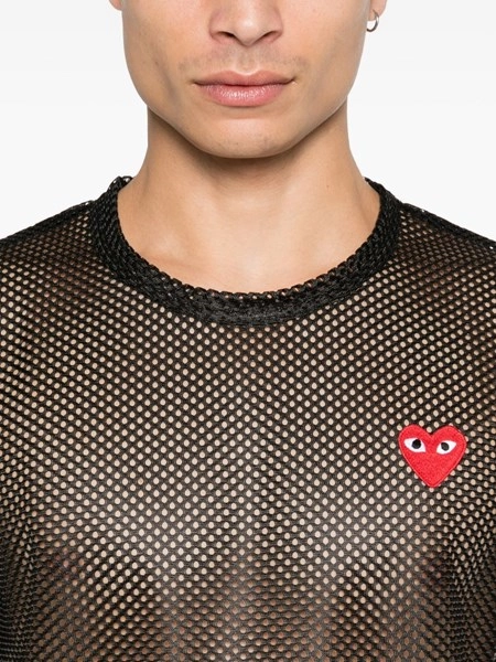 Comme Des Garcons Play Mesh t-shirt for Unisex - US | Al Duca d'Aosta