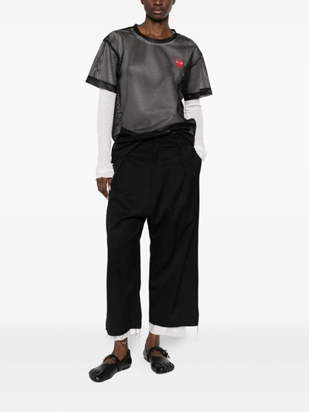 UNDERCOVER ×COMME des GARCONS mesh tee Comme Des Garcons Play Mesh t-shirt for Unisex - US | Al Duca d'Aosta