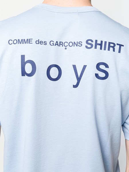 cdg light blue shirt