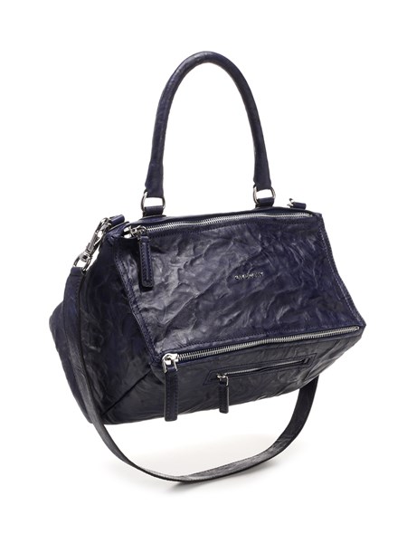 Click to view more detailed imagery on our partner's website Givenchy "Pandora" Shoulder Bag In Blue Leather