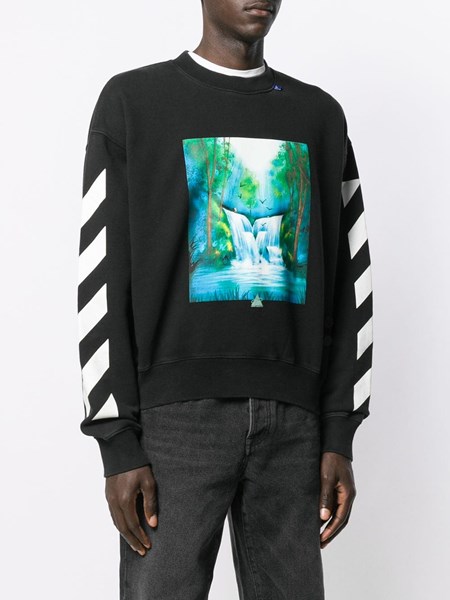 off white waterfall hoodie