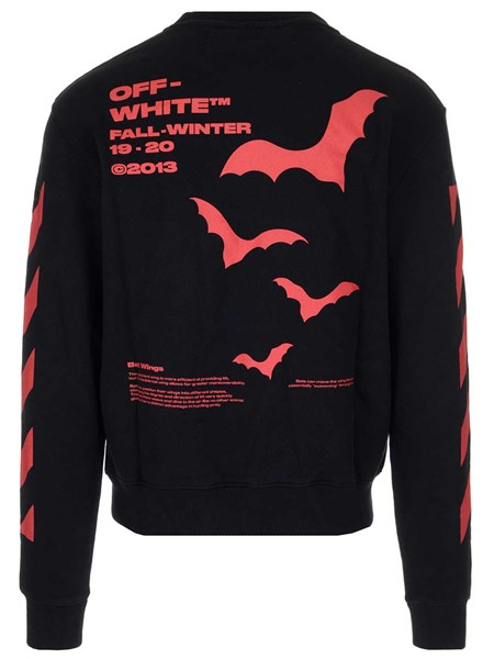 red white and black sweatshirt