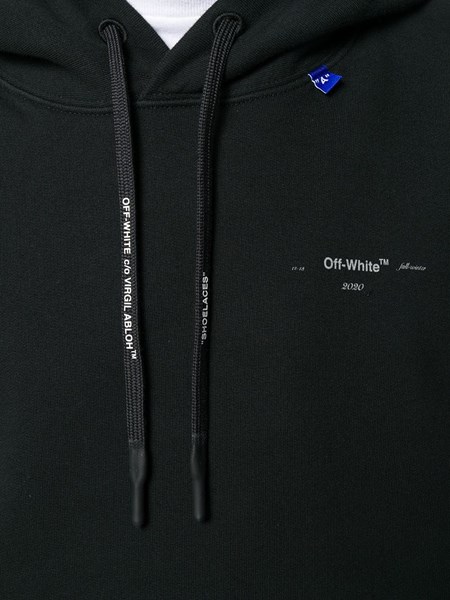 off white unfinished hoodie