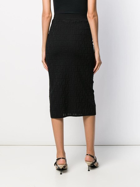 fendi black skirt