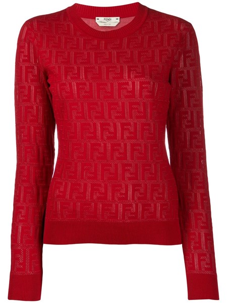 red fendi sweatshirt