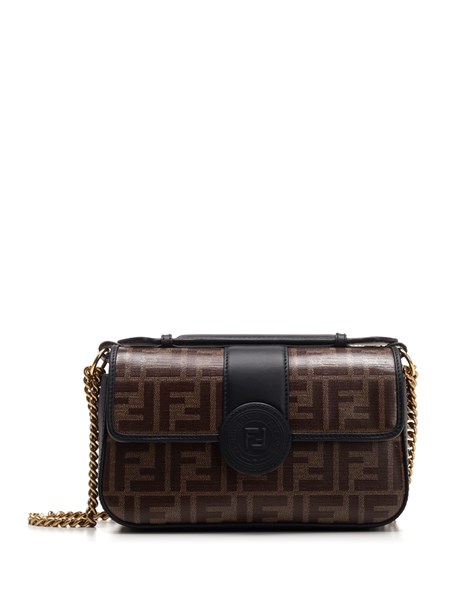 Click to view more detailed imagery on our partner's website Fendi Brown Small "Double F" Shoulder Bag