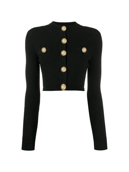 black small cardigan